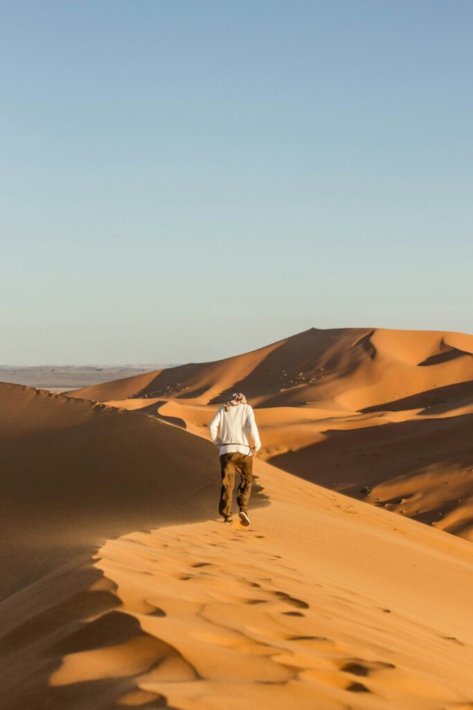 Luxury desert camps in Merzouga dunes