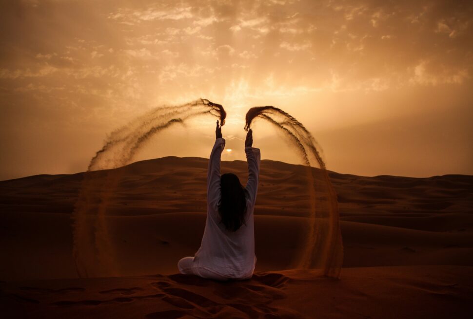 Merzouga-desert-sunset