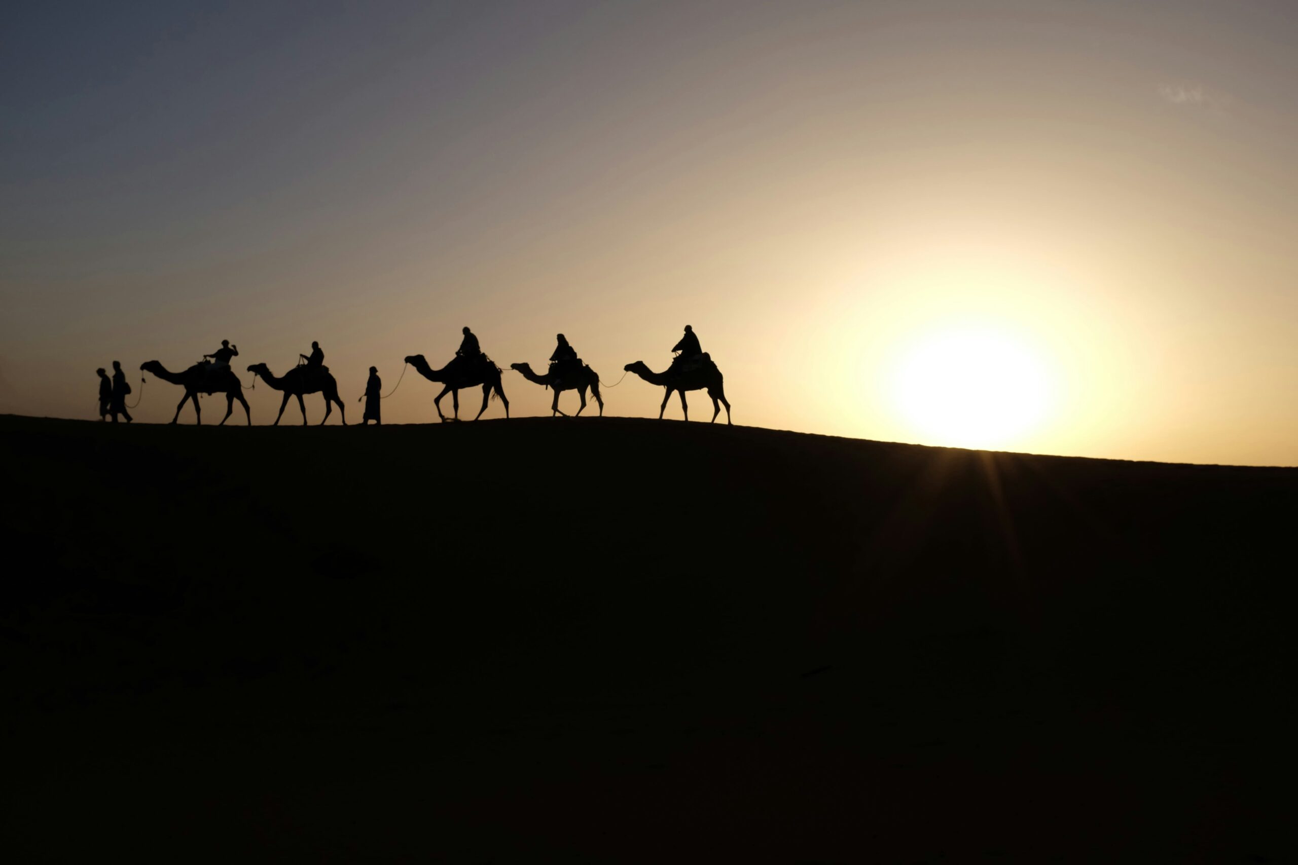 magical-sunset-desert-camel-ride
