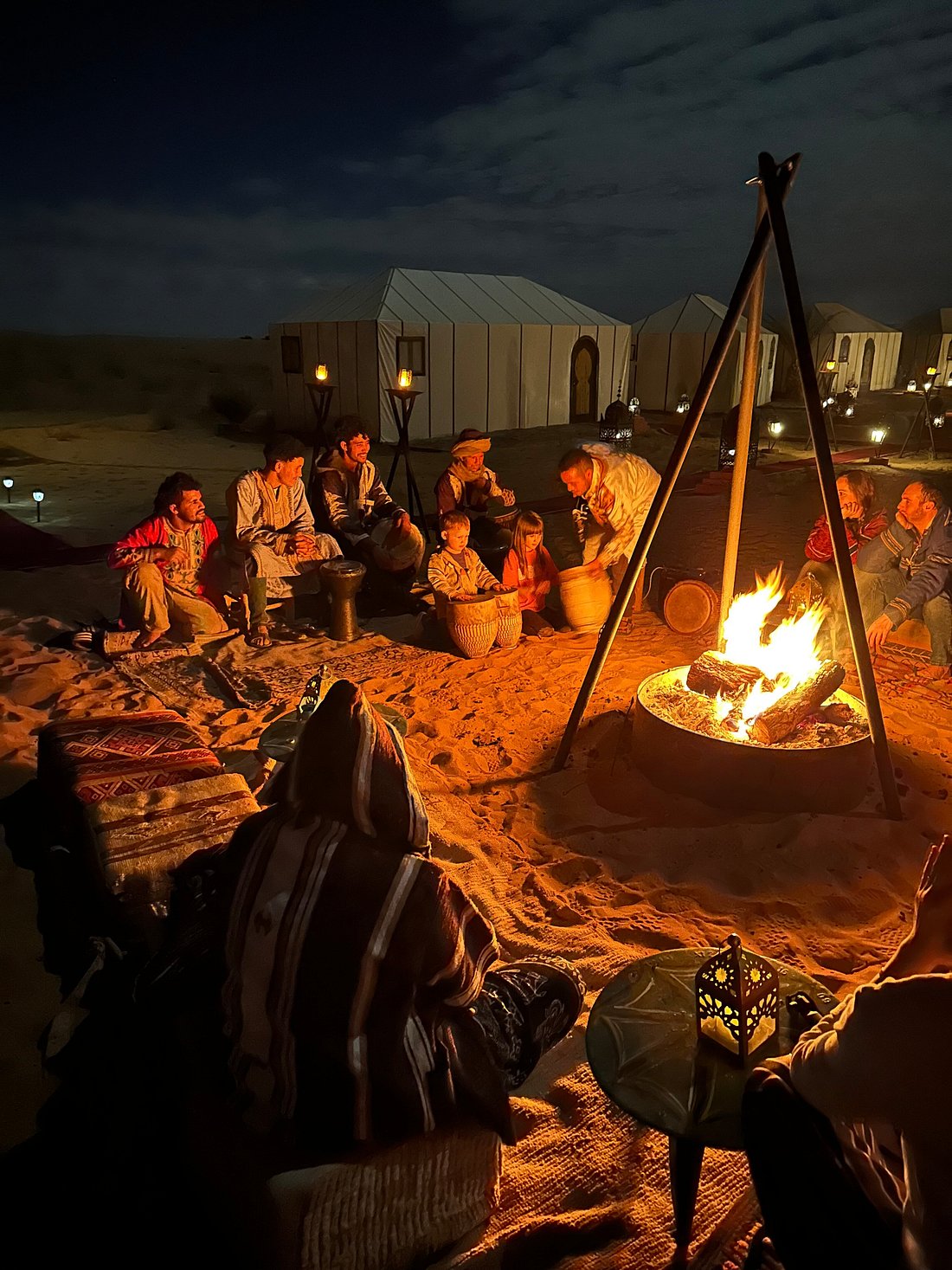 Beber druming in Merzouga Beber druming in Merzouga
