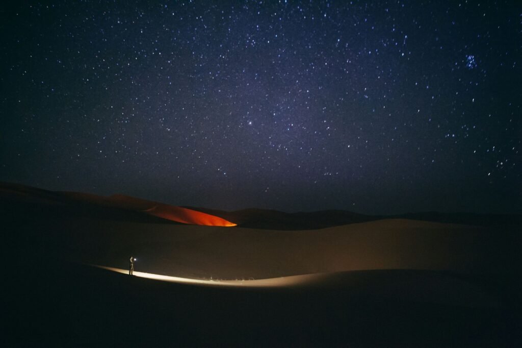 Stargazing in the Merzouga Desert